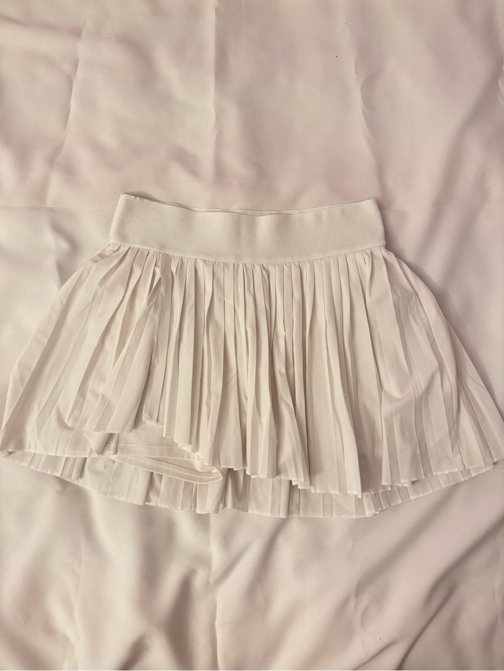SO Sporty High Rise Tennis Skort Skirt Pull-On Elastic Stretch White M